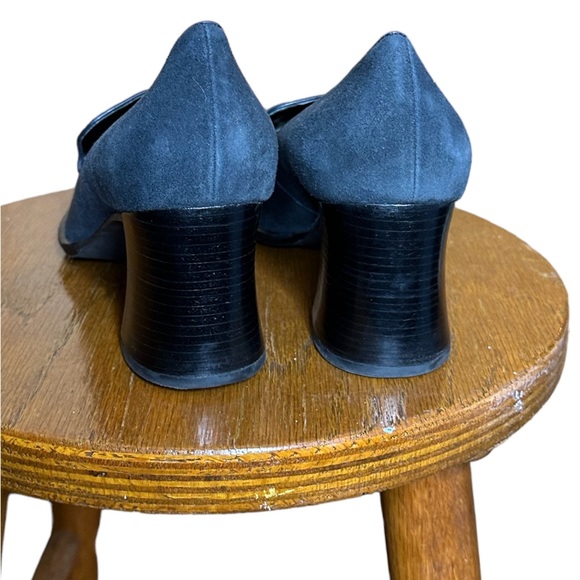 Jacqueline Ferrar Black Suede Pumps Size 10 - Picture 4 of 5